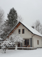 domek w Zawoi zimą